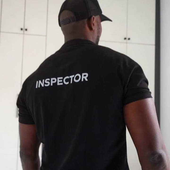 HINL inspector examining a property