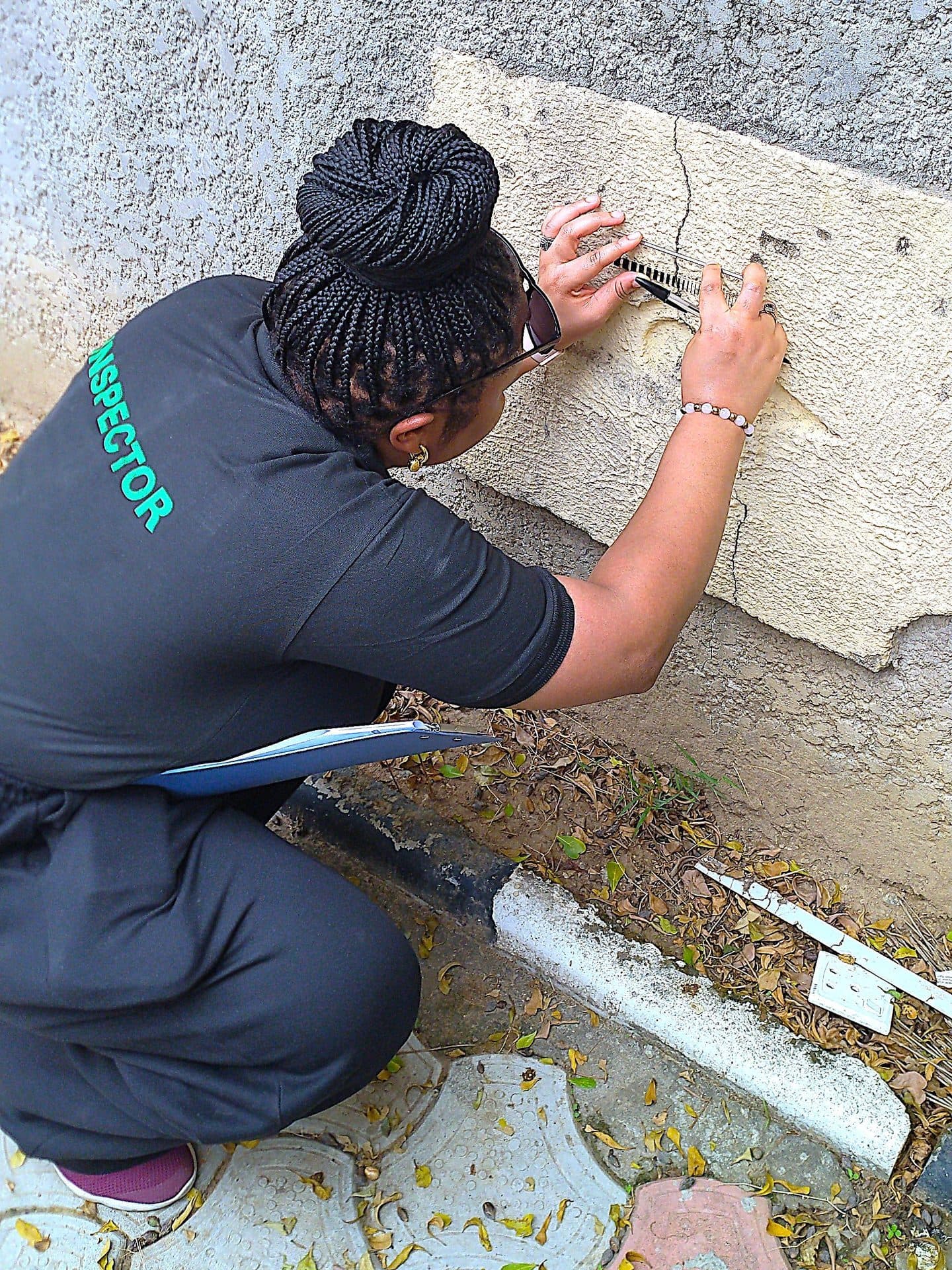 HINL inspector conducting inspection